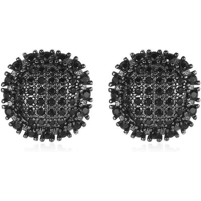 5 Stijlen Elegante Natuurlijke Zwarte Zirconia Oorbellen Studs Voor Vrouwen Roségoud Hoge Kwaliteit Dagelijkse Fijne Sieraden black
