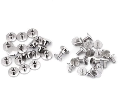Dailygoody - Moer Nail Klinknagels - Messing Schroeven - Voor Lederen