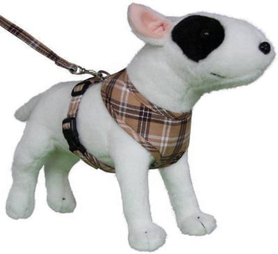 Doxtasy Tuigje Hondentuig Round Loop Harnass Scottish Beige   Maat L: Borstomvang 58-78 cm.