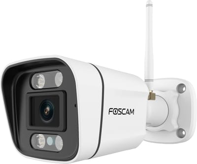 Beveiligingscamera Buiten - IP Camera - Huis Beveiligen - 5MP Beeldkwaliteit - 6.6 x 6.6 x 17 cm - Zwart