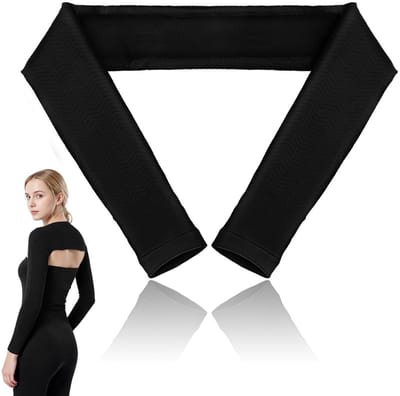 Schoudermanchet met elastische armvormer voor vrouwen, armondergoed voor betere houding, taillesteun en borstlifting, ideaal voor slappe armen