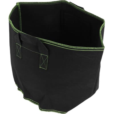 Planten Groeizak Afbreekbaar Non-Woven Groente Bloemen Planten Pot met Handvatten Zwart Type 3