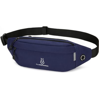 Waterdichte heuptas Oxford stoffen heuptas Crossbody tas met koptelefoonaansluiting voor joggen en wandelen