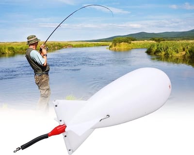 Draagbare Bait Launcher voor Karpervissen - Grote Vissersbommen met Goede Luchtdichtheid en Float Holder voor Effectieve Voedertechnieken