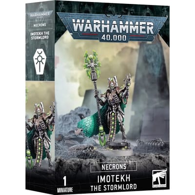 Figurine Games Workshop Warhammer 40k - Necron Imotekh : Le Seigneur des Tempetes