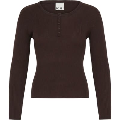 ICHI - IHLULS RIB O-N LS - Dames - Gebreide truien