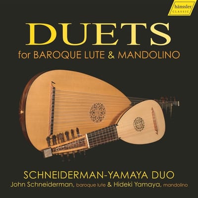 John Schneiderman & Hideki Yamaya - Duets For Baroque Lute & Mandolino (CD)