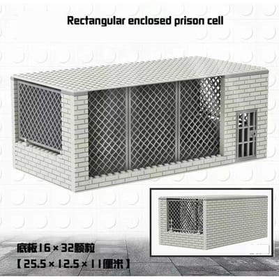 Hoge Kwaliteit Sentry Hoge Kwaliteit Toren Hoge Kwaliteit Gevangenis Stedelijk gebied Legerstijl Hoge Kwaliteit Moc Hoge Kwaliteit Gebouw Hoge Kwaliteit Blokken