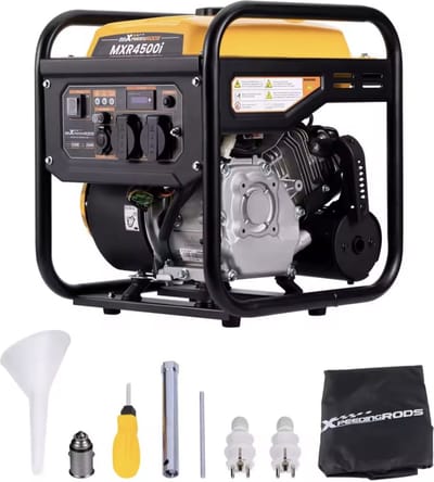Draagbare Benzine Generator - Inverter - Betrouwbare Generator voor Outdoor - Kamperen - Stroomuitval - 3500W Piek - 3200W Continu - 4-Takt 223cc