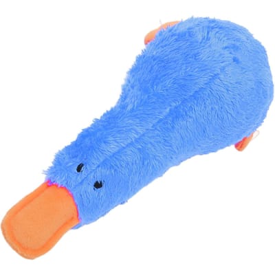 Piepende Pluche Hondenspeeltjes Interactief Plezier Schattige Vogel Zachte Bijtbestendigheid Pluche Honden Kauwspeeltje voor Honden Puppy's Huisdieren blauw
