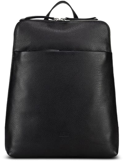 JOST Leren vrijetijdsrugzak rugzak Vika Backpack Black zwart