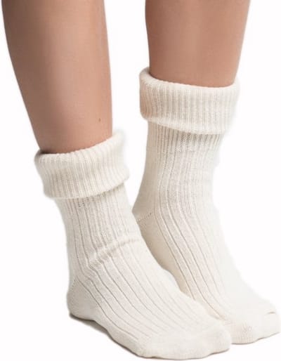 Tannhauser Kniekousen Oktoberfest Dames - Katoen - Crème- Mt 35/38