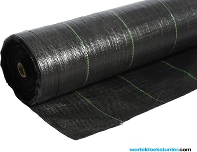 Worteldoek 7,00 breed x 25 meter lang + 100 stuks gratis gronddoekpennen totaal 175 M2
