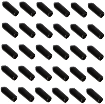 Vaatwasser Rek Tip Covers - Beschermkapjes Rek - Vaatwasser Onderhoud - Voorkomt Krassen - 100 stuks - Zwart