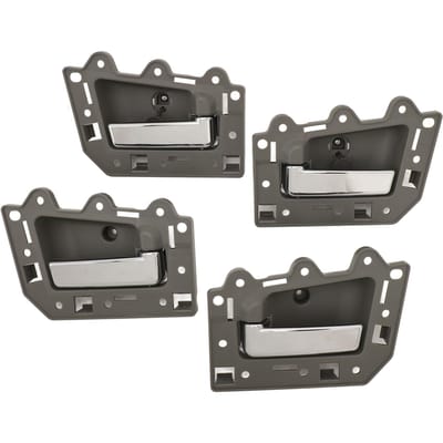 4 PIÈCES Poignées de Porte Intérieures 1JV471J3AA Avant Arrière Poignées de Porte Intérieures Remplacement Pour Grand Cherokee 2005 à 2011 black