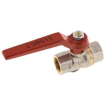 Rp 3/8 inch Siliconenvrij 2-Weg Messing Kogelkraan - BL2BN-M-FS-038