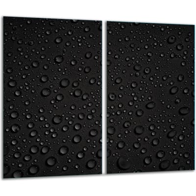 TMK ArtDeko Serie - Snijplank - Zwart - 2x 30x52 cm - Voor Inductiekookplaten
