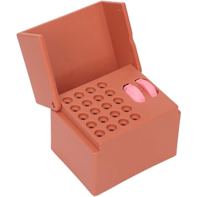 Tandheelkundige Meetliniaal Autoclaveerbaar Duidelijke Schaal Reiniging Tandheelkundig Endodontisch Instrument Meetliniaal Orange brown