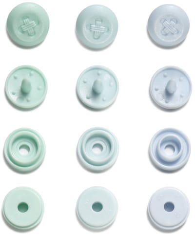 PL ColorSnapsMini knoop afb. blauw36st - Drukknopen Color Snaps - Prym