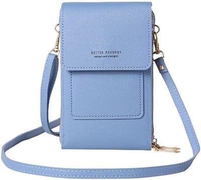Draagbare Schoudertas voor Mobiele Telefoon - Kleine Crossbody Tas met Aanraakscherm, Leer, Ideaal voor Uitgaan en Dagelijks Gebruik