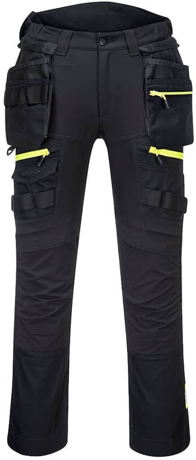 Portwest DX4 Damesbroek met afneembare Holsterzakken DX452 - Zwart - 26