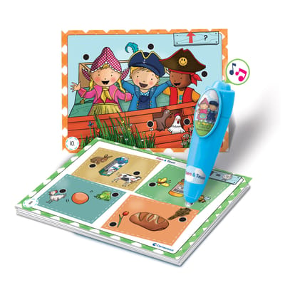 Clementoni - Quizzy - Fien en Teun - Educatief spel met elektronische pen - vanaf 3 jaar