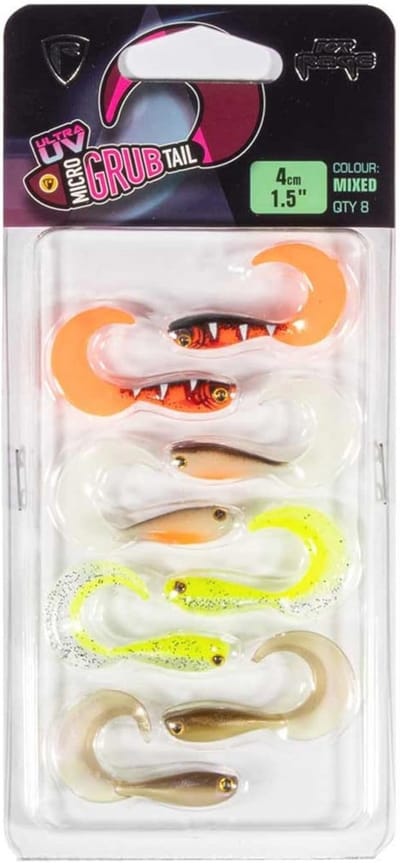 Micro Grub 4cm - Set van 8 Stuks in Diverse Kleuren