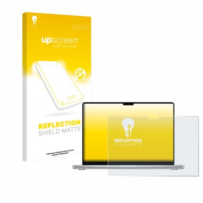 upscreen - Screenprotector voor Apple MacBook Pro 14" 2024 / 2025 / 2026 - Folie Beschermfolie anti glare matte