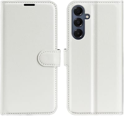 Coverup Hoesje - Geschikt voor Samsung Galaxy A17 Hoesje - Coverup Book Case - Wit