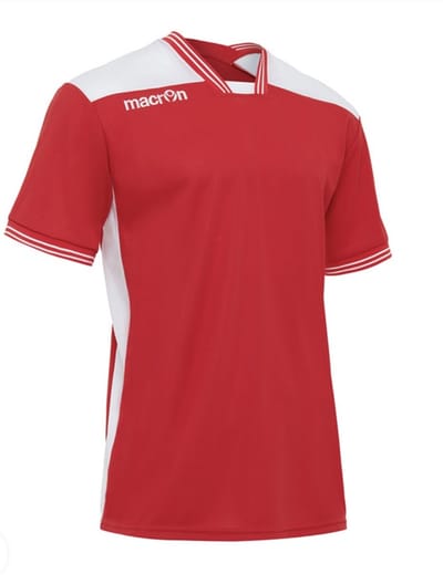 Basketbalshirt heren, Macron Kons, Rood/Wit, maat M
