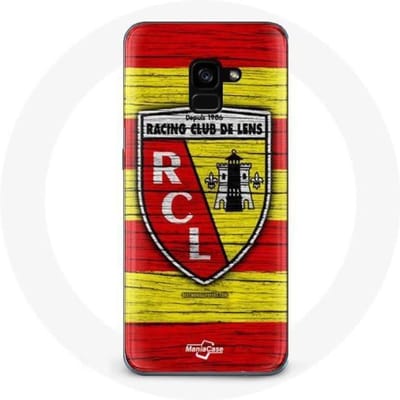 Samsung Galaxy A5 2018 hoesje rcl lens origineel geel en rood