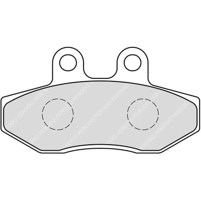 Plaquette de frein Ferodo pour Scooter Yamaha 125 Cygnus 2007 à 2011 SE411 / AV / FDB2224P Neuf