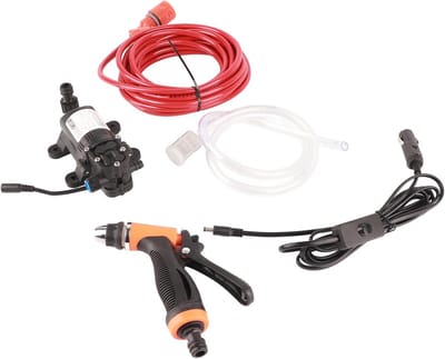 Hogedruk-waterpomp 12 V - Draagbaar - Elektrisch - Ideaal voor het reinigen van auto's - ShopVlot