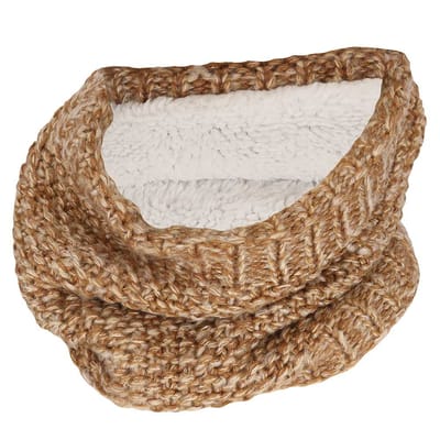 Sarlini - Colsjaal Meisjes - Skisjaal - Camel - Knitted - One Size