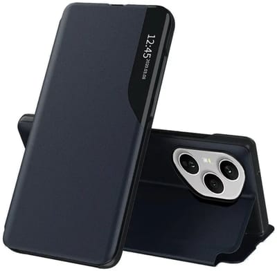 Hoesje geschikt voor HONOR 400 Pro - Techsuit eFold Book Case - Donkerblauw