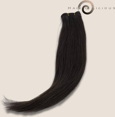 Machine Weft | 100 gram | 50 cm | Kleur Dark Grey