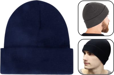 PD® Muts Heren - Blauw - Muts Dames - Unisex - EXTRA WARM - Winter - Mutsen - Mutsen Heren - Muts tegen de Kou