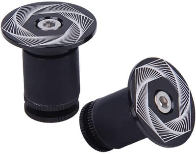 Dailygoods- Fietsstuur Pluggen - 2 Stuks Aluminiumlegering - Geschikt voor 15-21mm Stuur - Eenvoudig te Installeren - Ideaal Accessoire - Hoogwaardige Materialen - Stuurpluggen