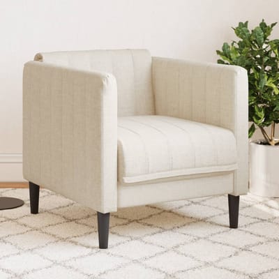 vidaXL - Fauteuil - linnen