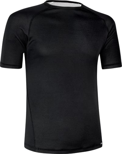 GripGrab - Ride Thermal Korte Mouw Fiets Base Layer Ondershirt Zweethemd - Zwart - Unisex - Maat S