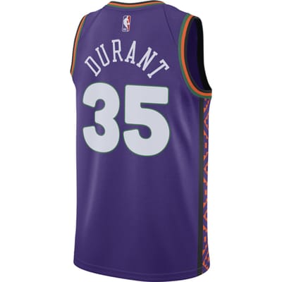 Nike NBA Phoenix Suns City Edition Kevin Durant Dri-fit Swingman Shirt Paars K507