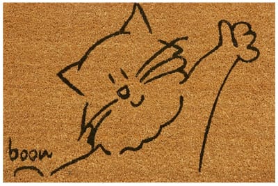 MD Entree - Deurmat - Kokosmat - Freestyle Boon Pussy - 40 x 60 cm