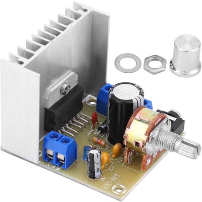 Allecto - TDA7297 Eindversterker - 15W Dual Channel - Geen Ruis - Compact Formaat - Hifi Geluidskwaliteit - Geschikt voor 4-8 ohm Luidsprekers