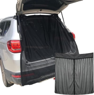 Mosquito Net voor Achterklep en Barn Door - 165 x 210 cm - Magnetisch Insectennet voor SUV, Caravan en Camping Outdoor Activiteiten