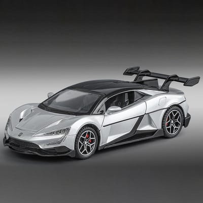 1:32 Byd Look Up U9 Puur Elektrische Prestatie Supercar Legering Spuitgietmodel Auto Auto Centrale Bediening Display Ornamenten Decoraties gray