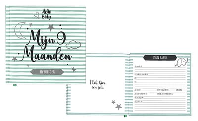 Hello Baby - Negen maandenboek - Zwangerschap - dagboek