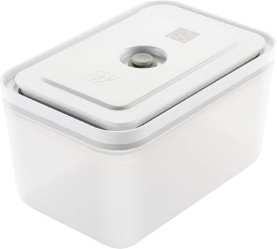Vacuümbox Rechthoekig - Voedselcontainer Luchtdicht - Voedsel Bewaren - BPA-vrij Kunststof - 21x14x12 cm - Grijs