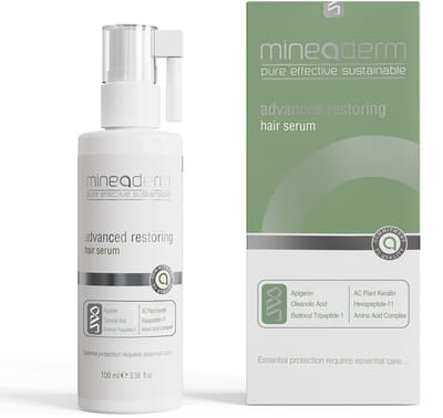 Mineaderm Advanced Restoring Hair Serum – Intensive Hair Loss Treatment with Procapil, Plant-Based Keratin & Biotin – Strengthening Serum for Strong Hair – 100 ml