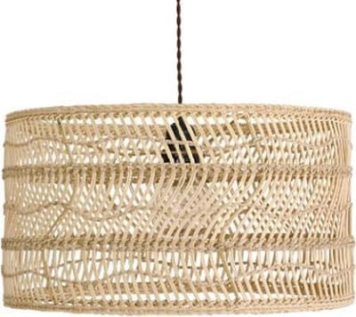 Rotan / Rieten Hanglamp - Handgemaakt - Naturel - ⌀40 cm
