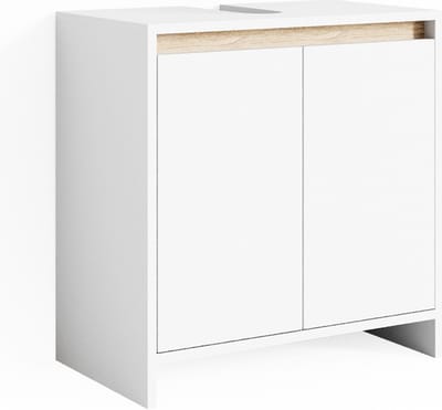 Vicco Emma Wastafelonderkast – 58 x 60 cm Wit/Sonoma